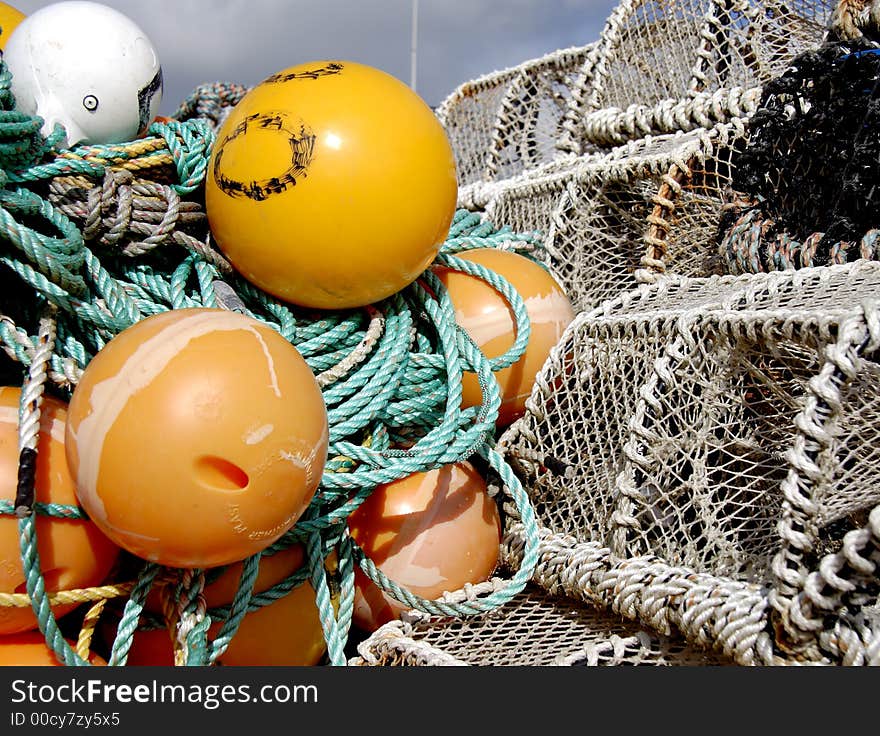 Lobster Pots and Buoys