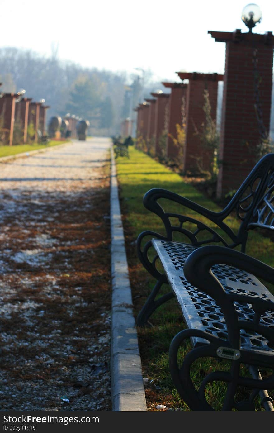 Bench In A Park