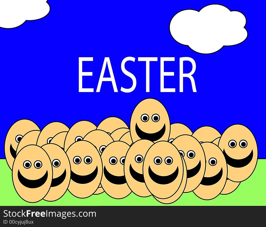 A simple toon based image of some egg men, this image is suitable for images relating to Easter and food. A simple toon based image of some egg men, this image is suitable for images relating to Easter and food.