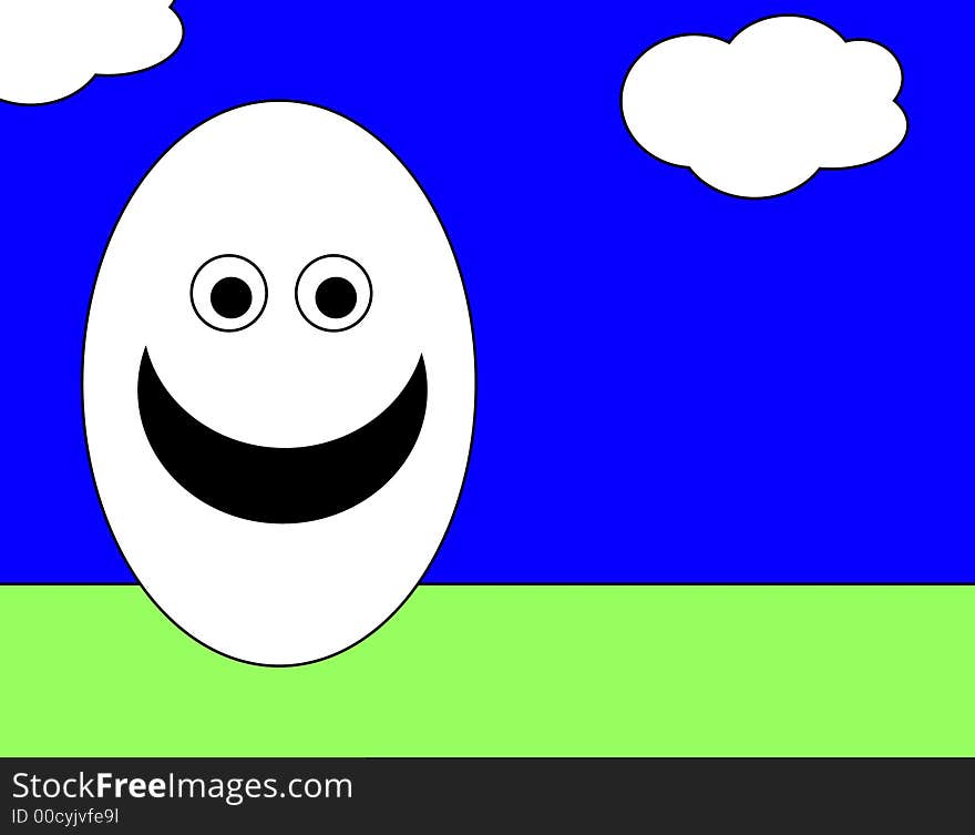 A simple toon based image of a egg man, this image is suitable for images relating to Easter and food. A simple toon based image of a egg man, this image is suitable for images relating to Easter and food.