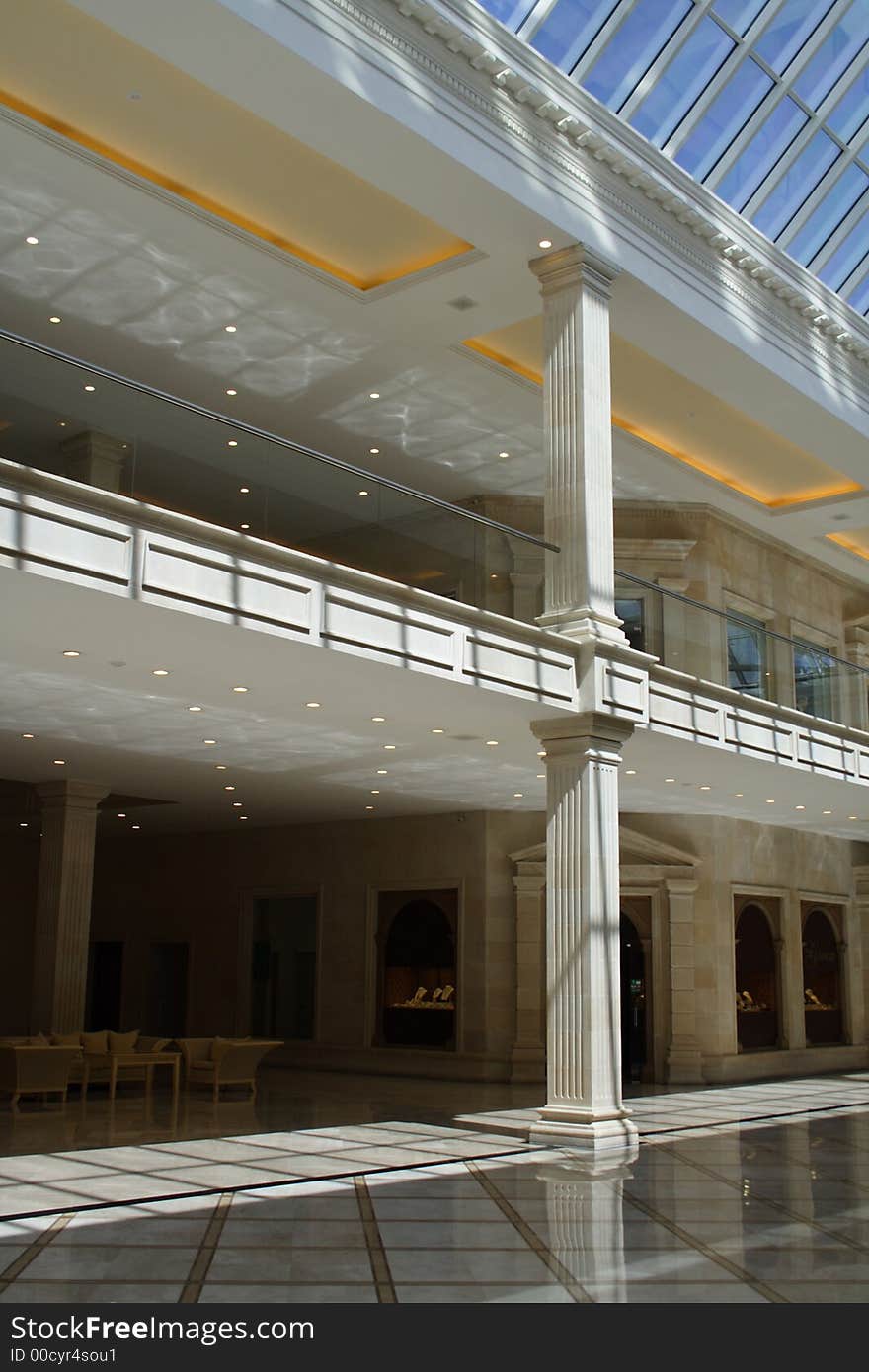 Foyer of big shop, in which will sold books, make-up, accessories and miscellaneous. Foyer of big shop, in which will sold books, make-up, accessories and miscellaneous