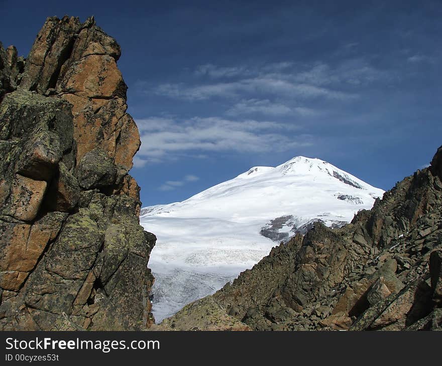 Mountain Elbrus.5642m.