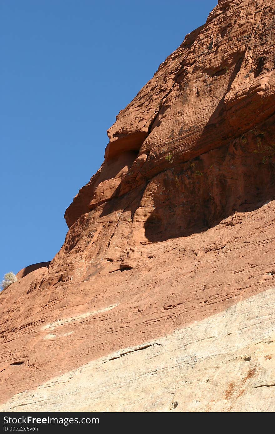 Red Mountain and Sky