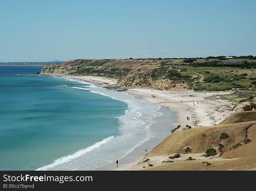 The beautiful coast at Port Willunga