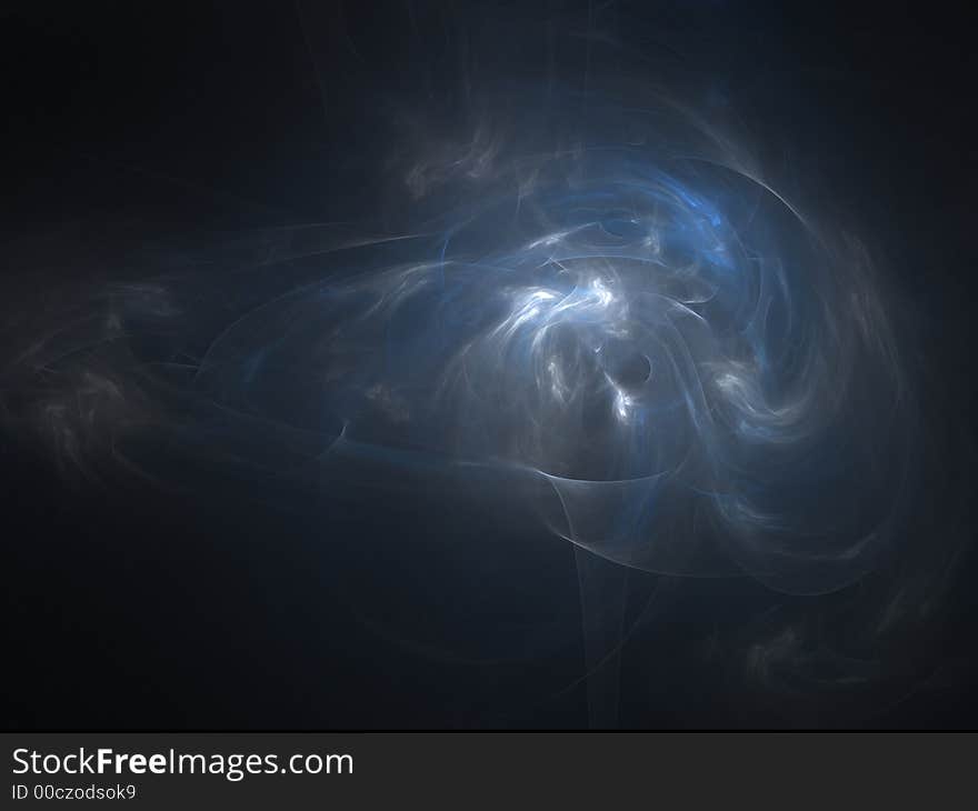 Blue Smoke, it is a computer generated image