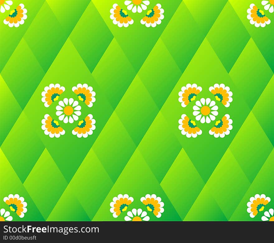 Flower pattern wallpaper evoking spring time. Flower pattern wallpaper evoking spring time