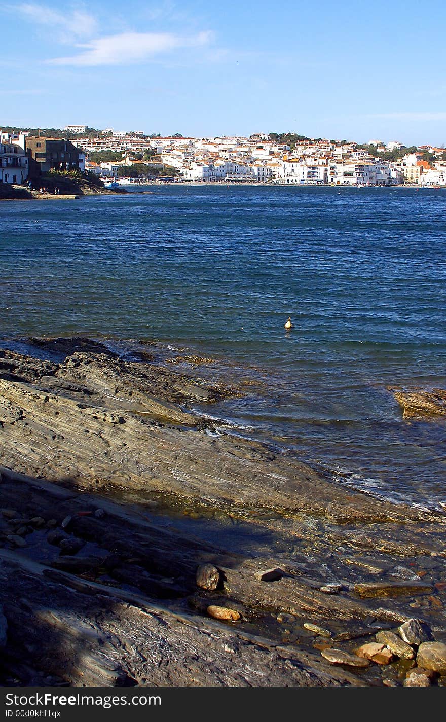 General view of the town of Cadaques, Catalonia, Spain, Europe