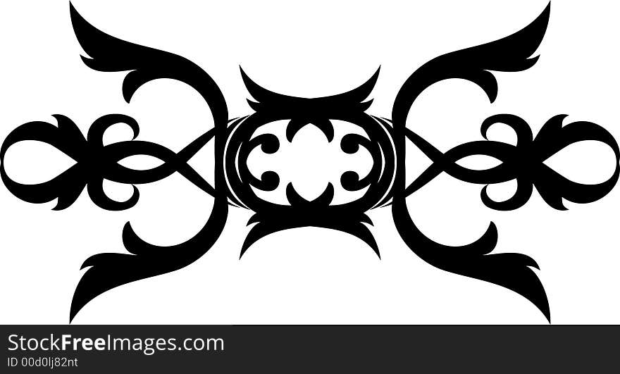 Scroll, cartouche, decor, vector illustration. Scroll, cartouche, decor, vector illustration