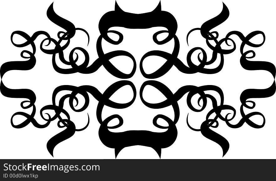 Scroll, cartouche, decor, vector illustration. Scroll, cartouche, decor, vector illustration