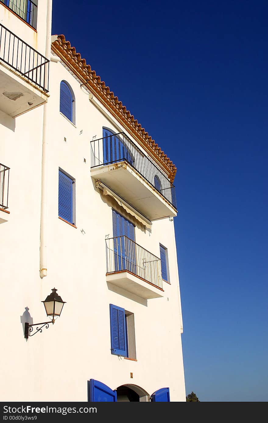 Typical house of the town of Cadaques, Catalonia, Spain, Europe. Typical house of the town of Cadaques, Catalonia, Spain, Europe