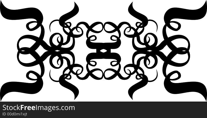 Scroll, cartouche, decor, vector illustration. Scroll, cartouche, decor, vector illustration