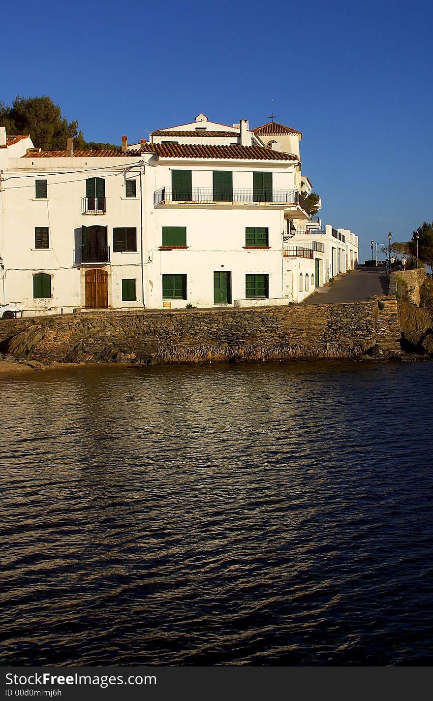 Partial view of the town of Cadaques, Catalonia, Spain, Europe. Partial view of the town of Cadaques, Catalonia, Spain, Europe