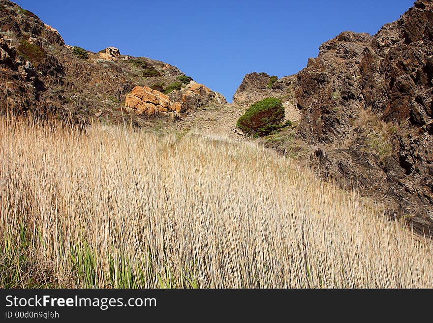 Landscape by Cap de Creus, Catalonia, Spain, Europe. Landscape by Cap de Creus, Catalonia, Spain, Europe