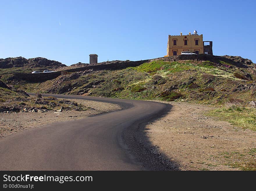 Road to  Cap de Creus, Catalonia, Spain, Europe