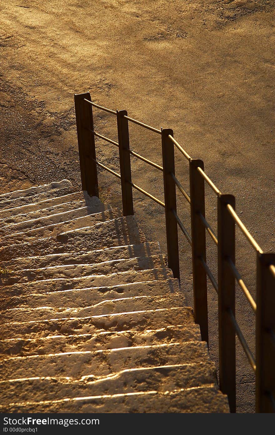 Stairs in the first morning hours in the town of Cadaques, Catalonia, Spain, Europe. Stairs in the first morning hours in the town of Cadaques, Catalonia, Spain, Europe