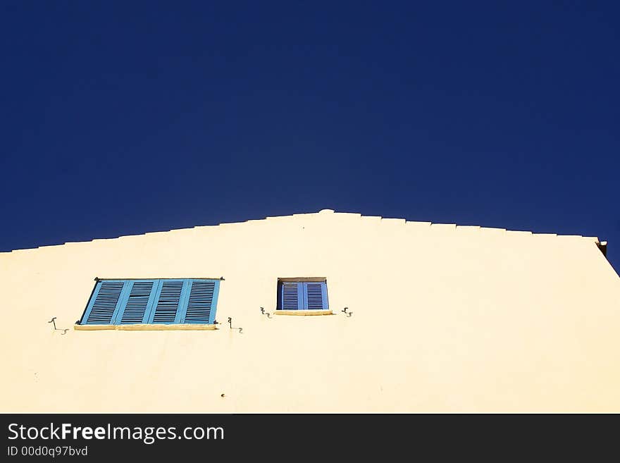 First morning hours in the town of Cadaques, Catalonia, Spain, Europe. First morning hours in the town of Cadaques, Catalonia, Spain, Europe