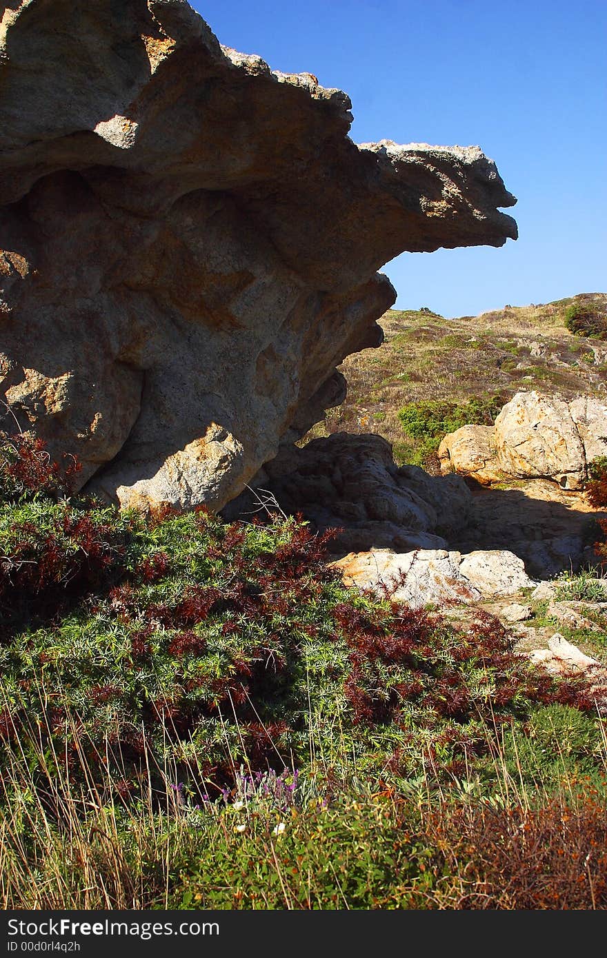 Landscape near by cap de Creus, Catalonia, Spain, Europe. Landscape near by cap de Creus, Catalonia, Spain, Europe