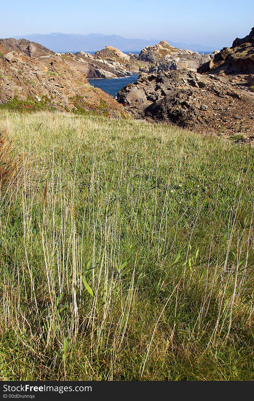 Landscape near by cap de Creus,  Catalonia, Spain, Europe. Landscape near by cap de Creus,  Catalonia, Spain, Europe