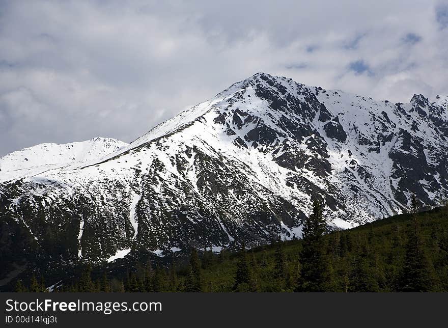 Mountains. Picture taken in Tatry mountains in Poland.