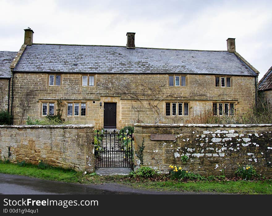 Natural Stone English Farmhouse in Rural Southern England