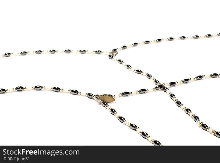 Series object on white: elegancy beads