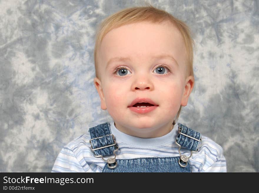 Little Cute Boy Closeup