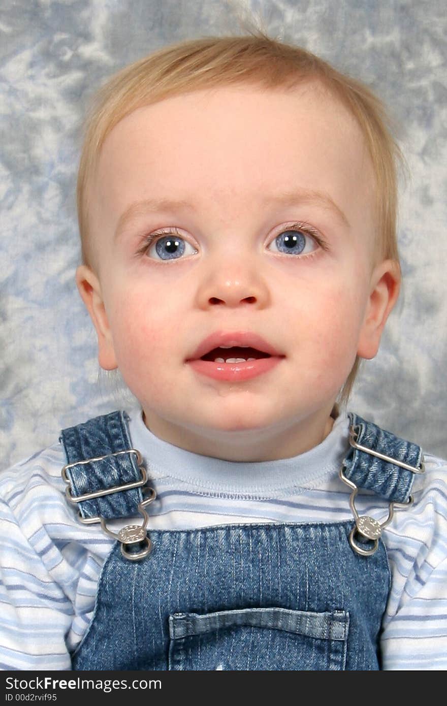 Little Boy taken closeup - Head Shot. Little Boy taken closeup - Head Shot