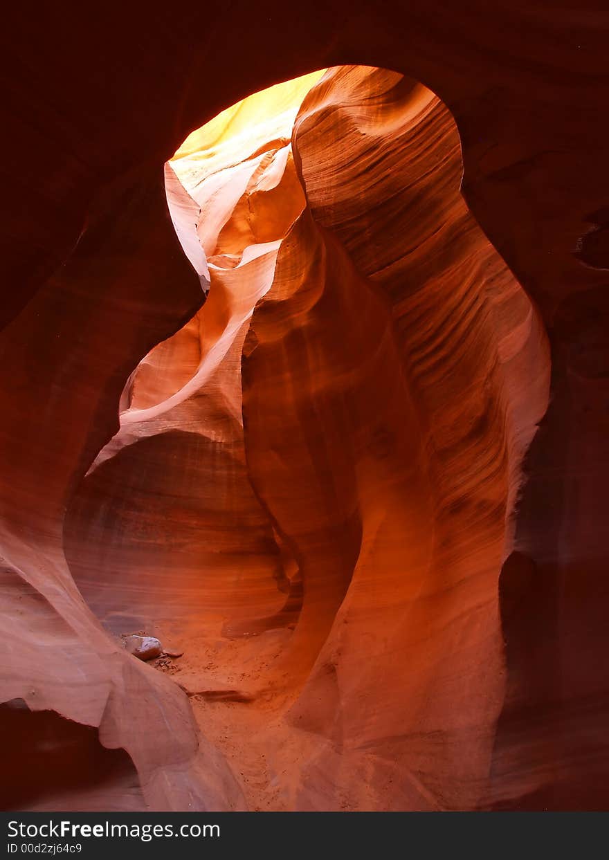 The Lower Antelope Slot Canyon Near Page  In  Arizona