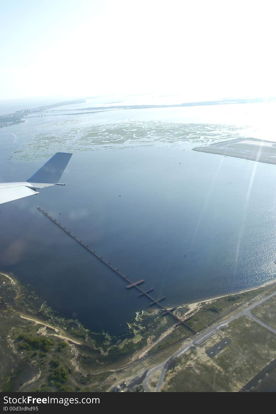 View from a jet plane