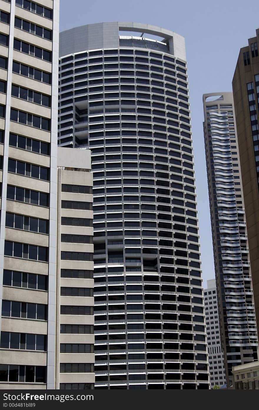 Modern Tall Urban Office Building In Sydney, Australia