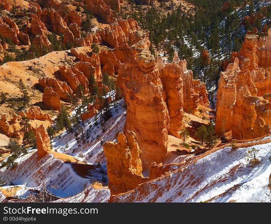 The Bryce Canyon National Park, Utah