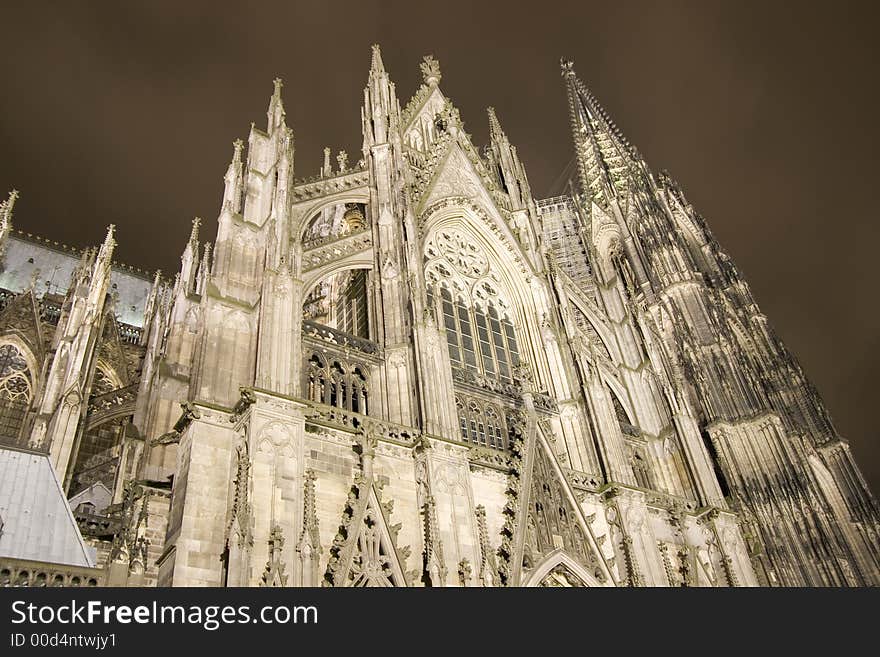 The famous cathedral of Cologne (Kolner Dom)