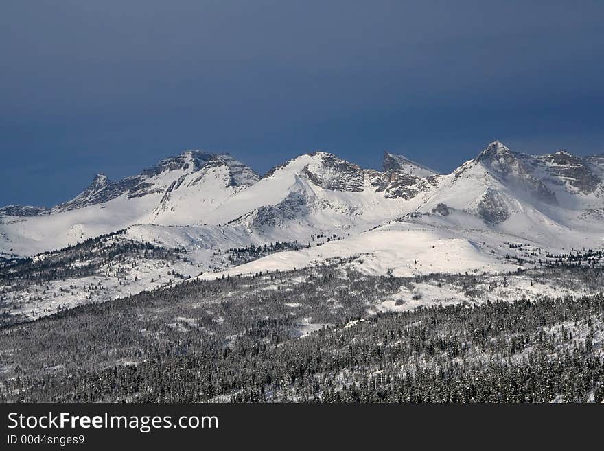 Winter in the mountains