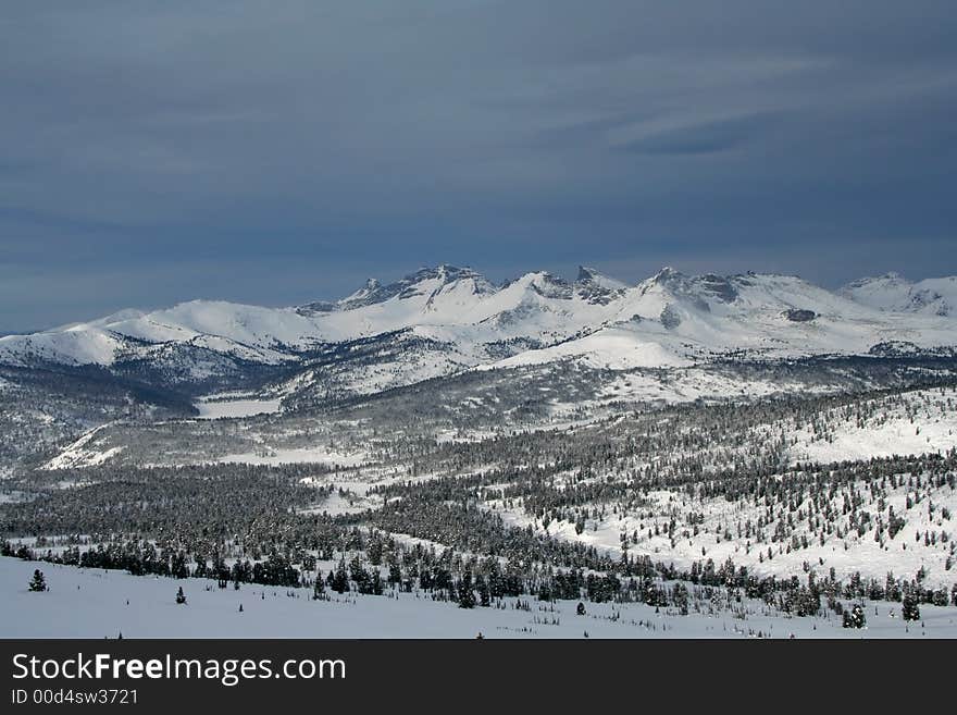 Winter in the mountains