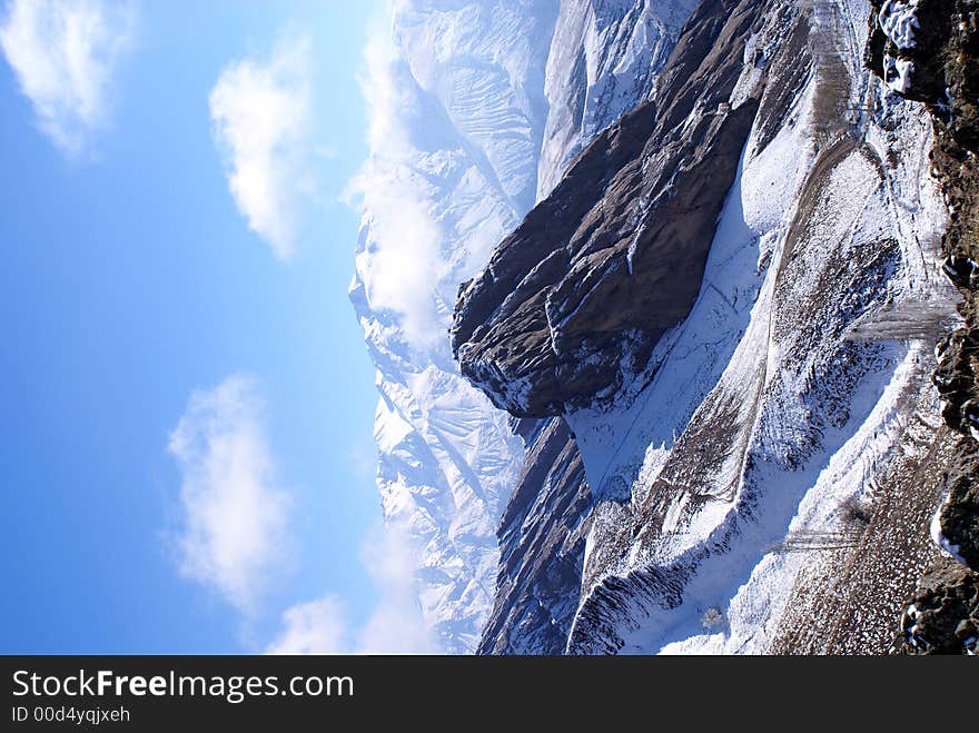 Rock in mountain