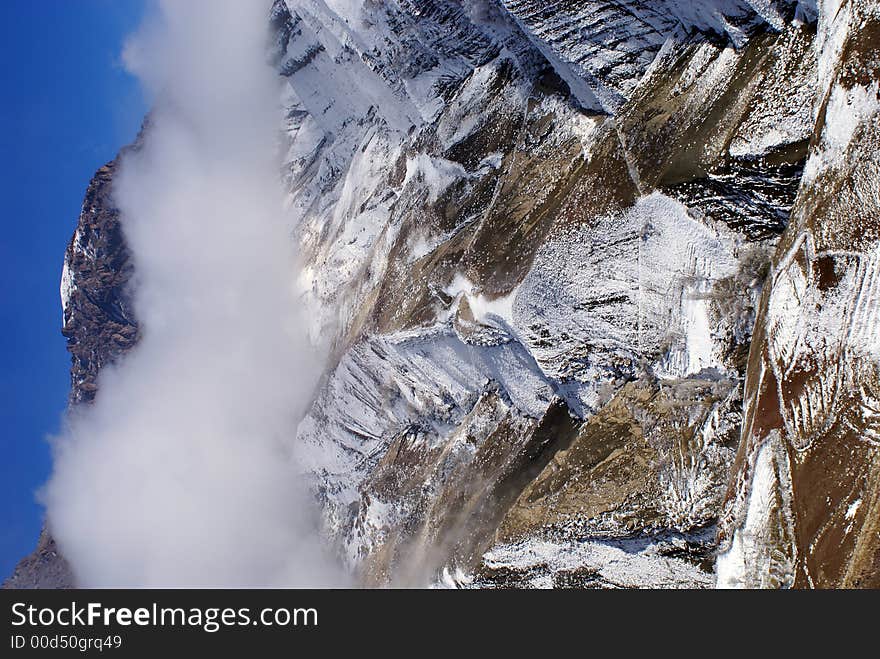 Mountain region near Alamut, West Iran. Mountain region near Alamut, West Iran