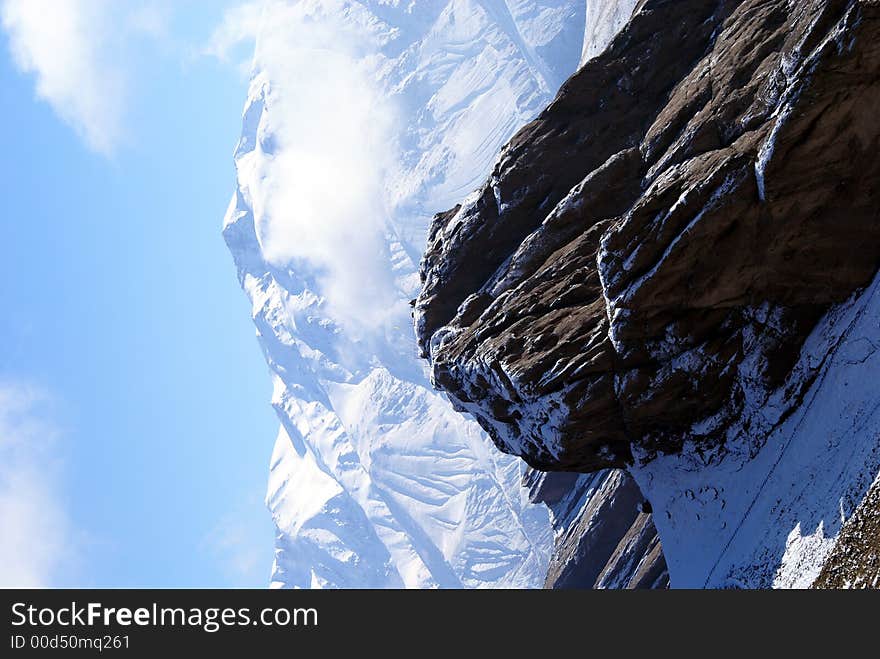 Mountain region near Alamut, West Iran. Mountain region near Alamut, West Iran