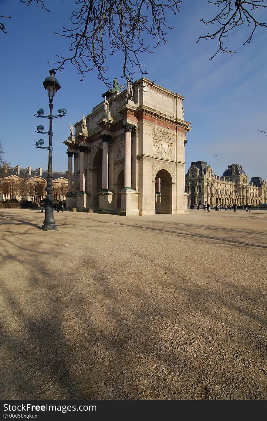 Small arc of  triumph, Paris