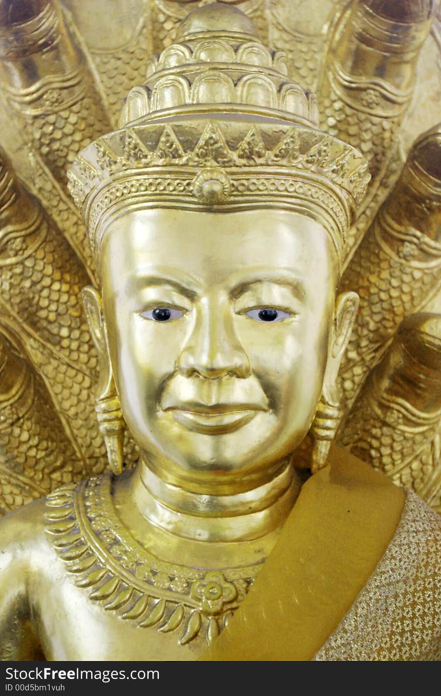 Buddhist statue in Thai temple, Bangkok,Thailand. Buddhist statue in Thai temple, Bangkok,Thailand.