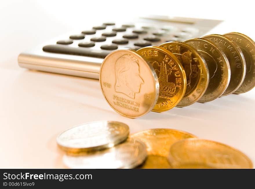 Old german silver and gold coins