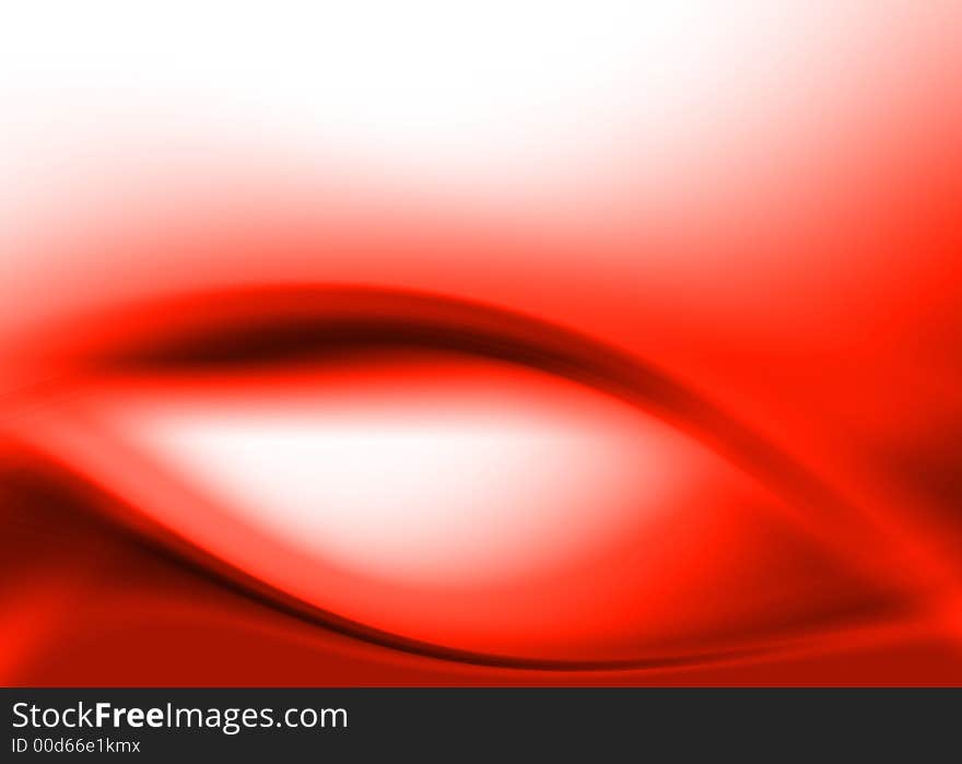 Red asbtract composition with flowing design. Red asbtract composition with flowing design