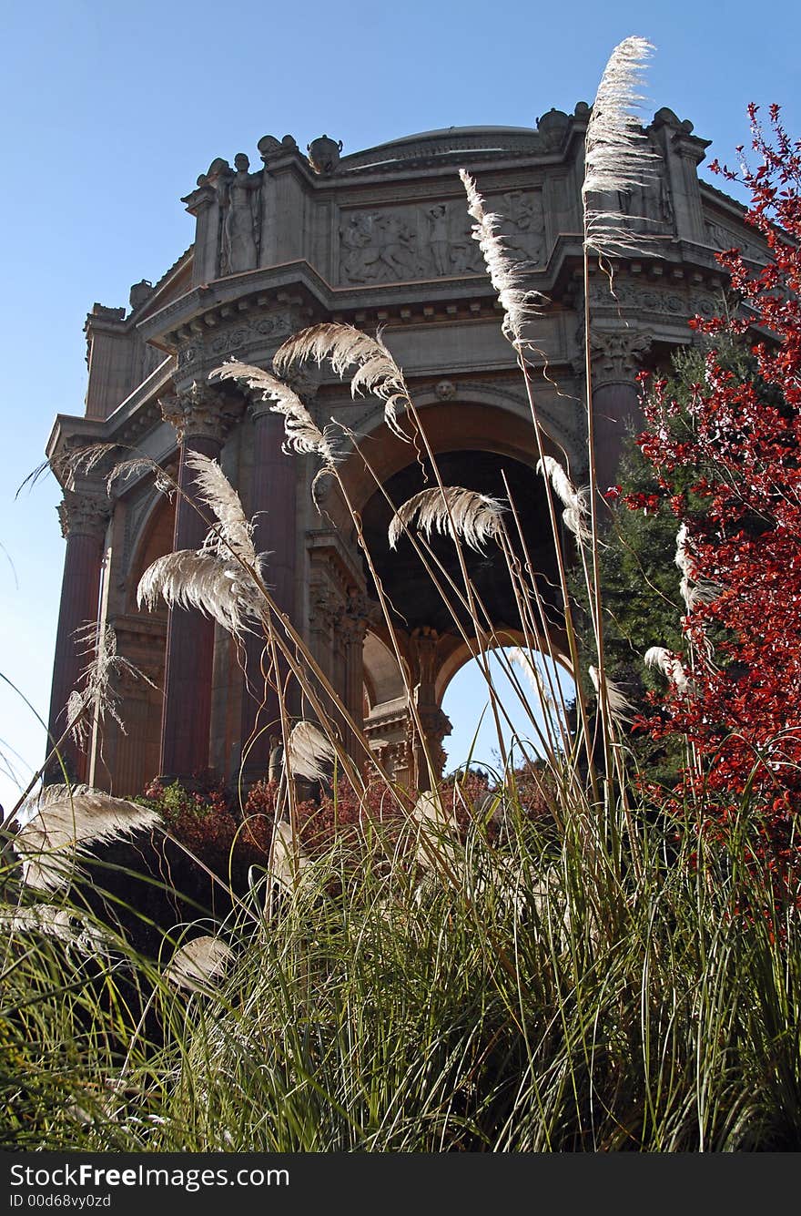 The Palace of Fine Arts in San Francisco, CA. The Palace of Fine Arts in San Francisco, CA