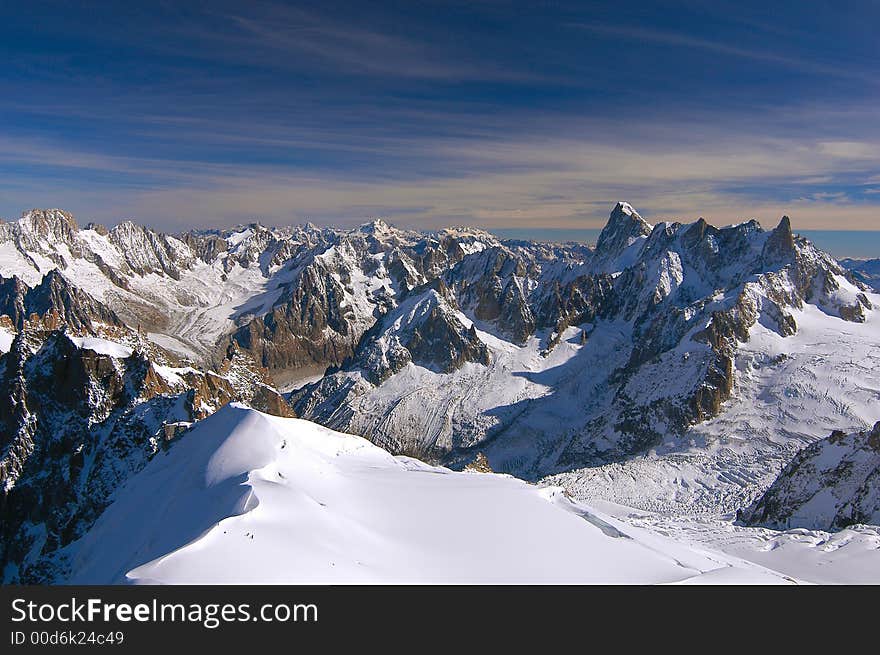 French Aldpy from a height 3400 m. French Aldpy from a height 3400 m.