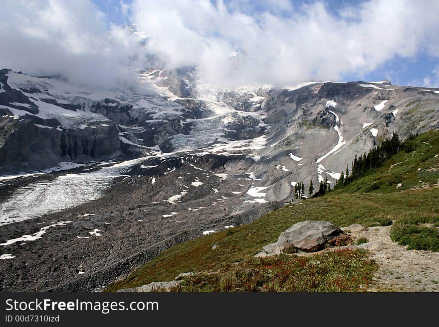 Mount Rainier Glacier