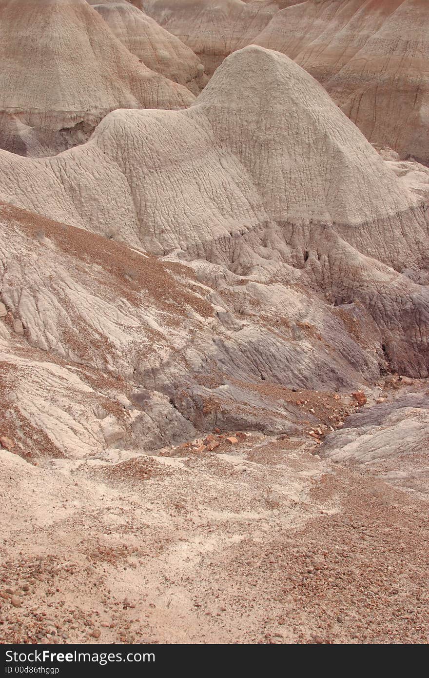 Blue Mesa of Petrified Forest National Park