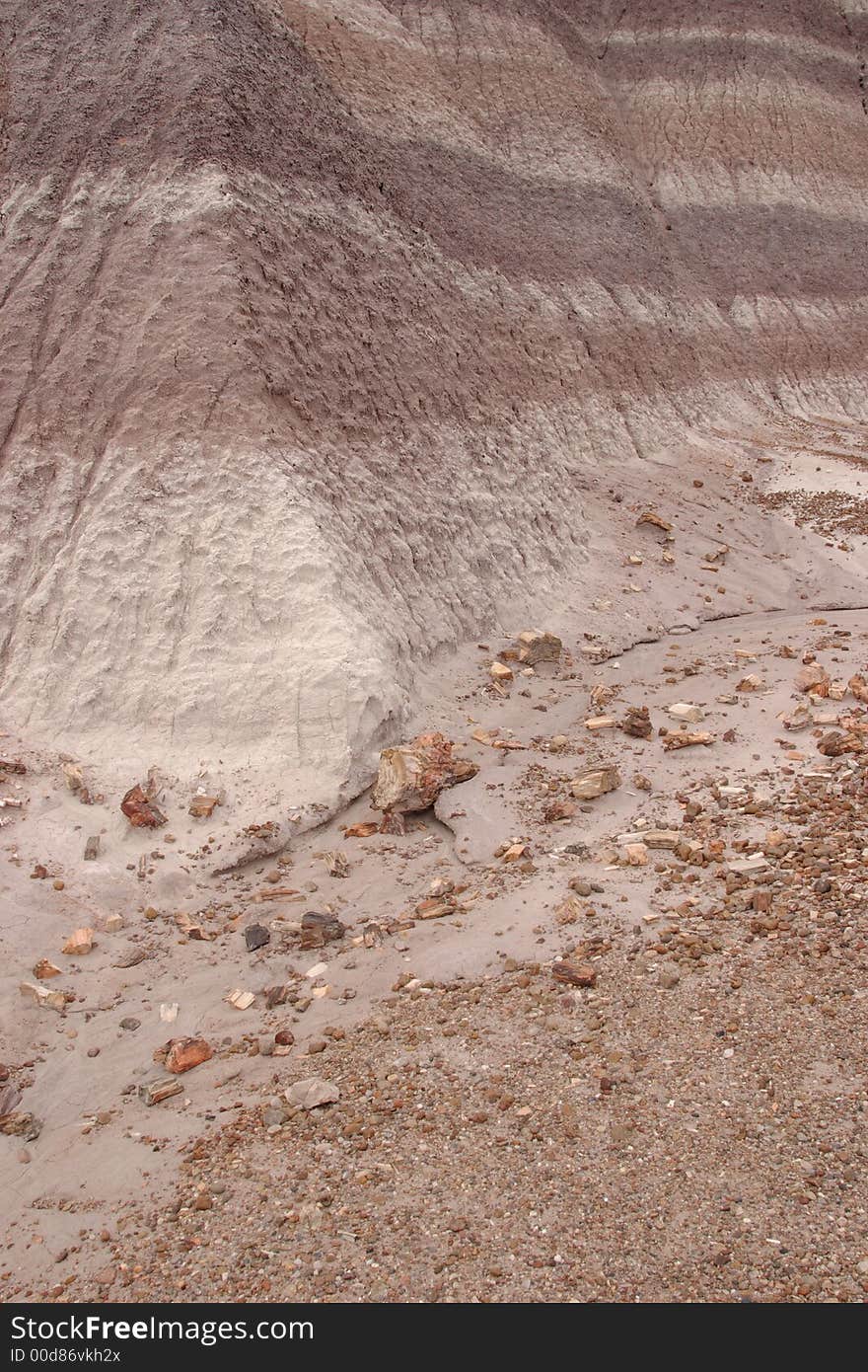 Blue Mesa of Petrified Forest National Park