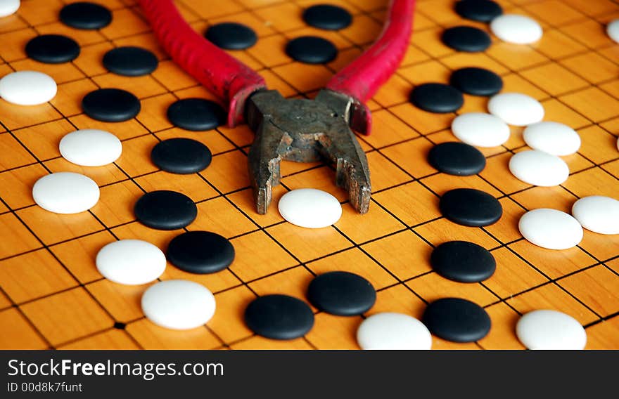 The game of go in Sichuan,west of China