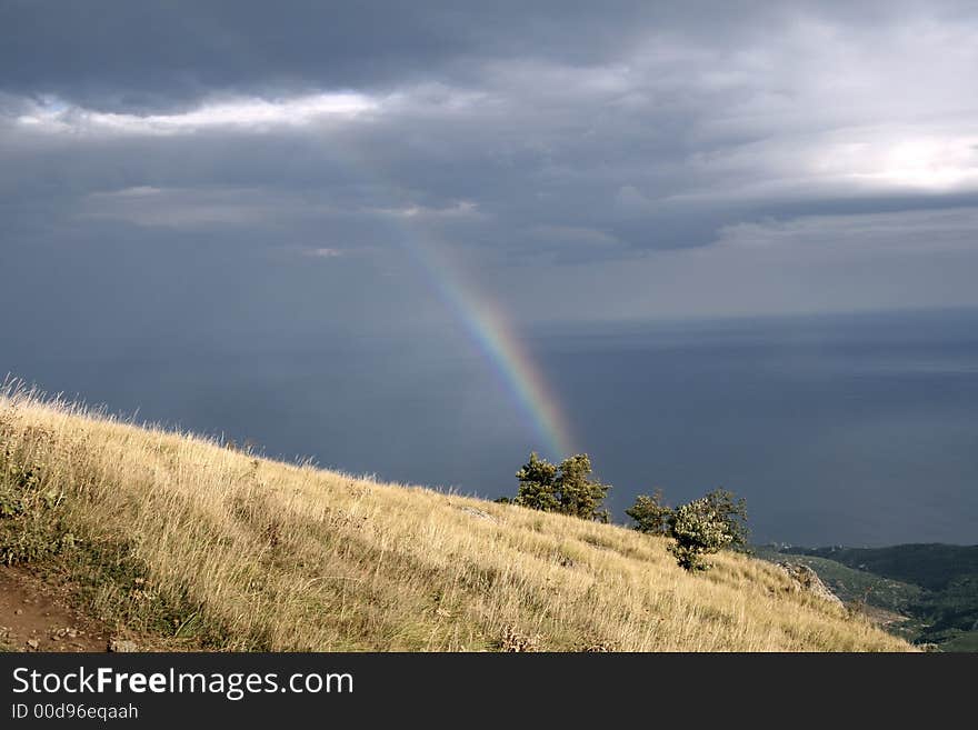 Rainbow at Crimea