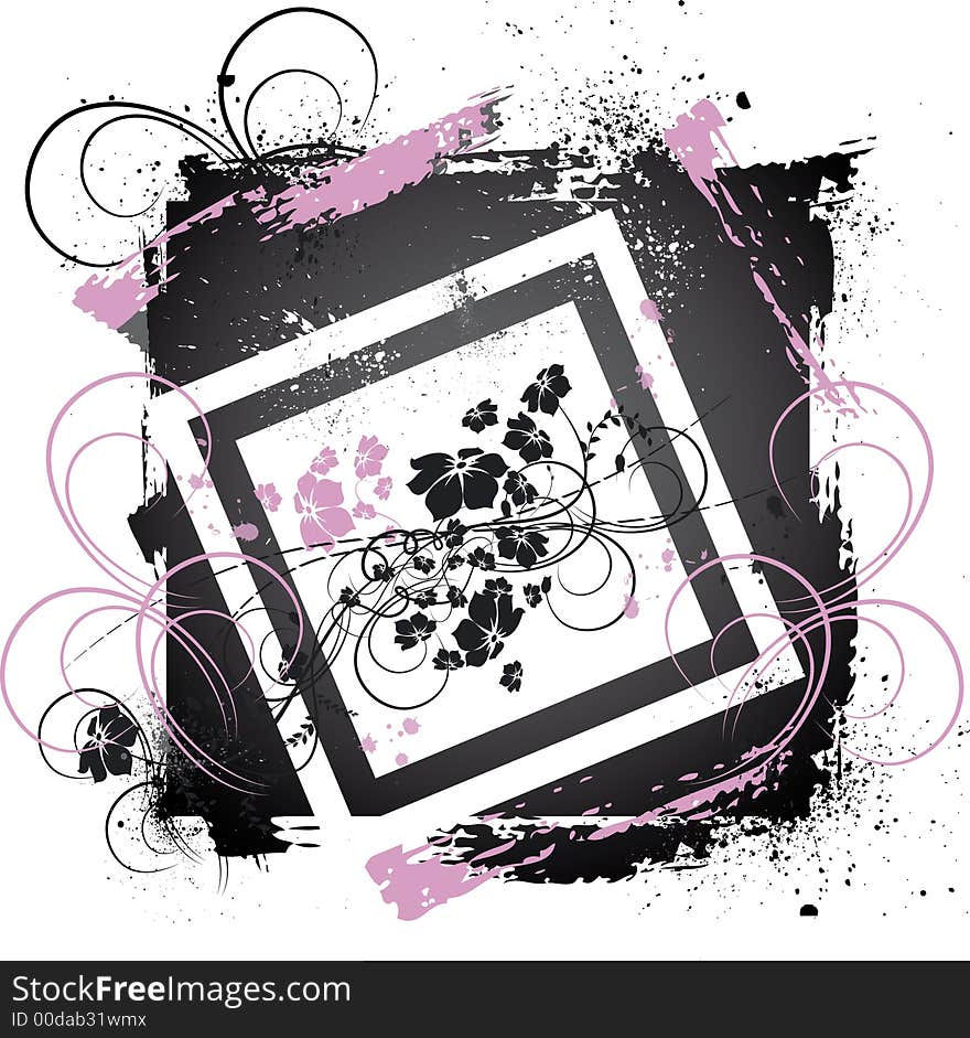 Floral background. Illustration can be used for different purposes