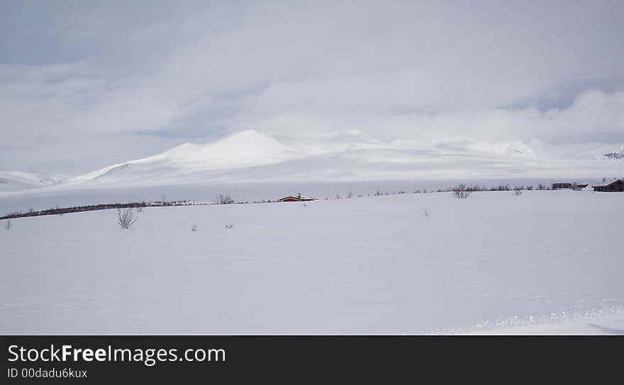 Winter in Rondane mountains, Norway. Winter in Rondane mountains, Norway.